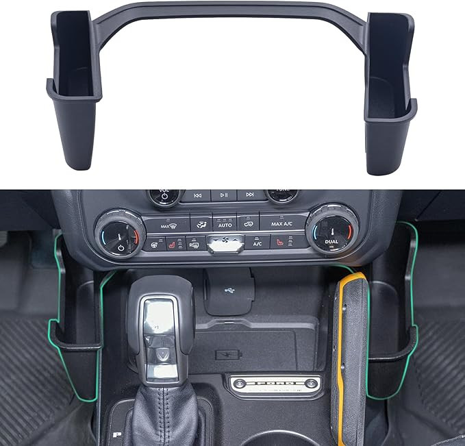 TOPINSTALL Gear Shifter Organizer - Compatible with 2021-2025 Ford Bronco, Center Console Gear Si... | Amazon (US)