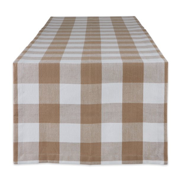 DII Stone Buffalo Check Table Runner | Walmart (US)