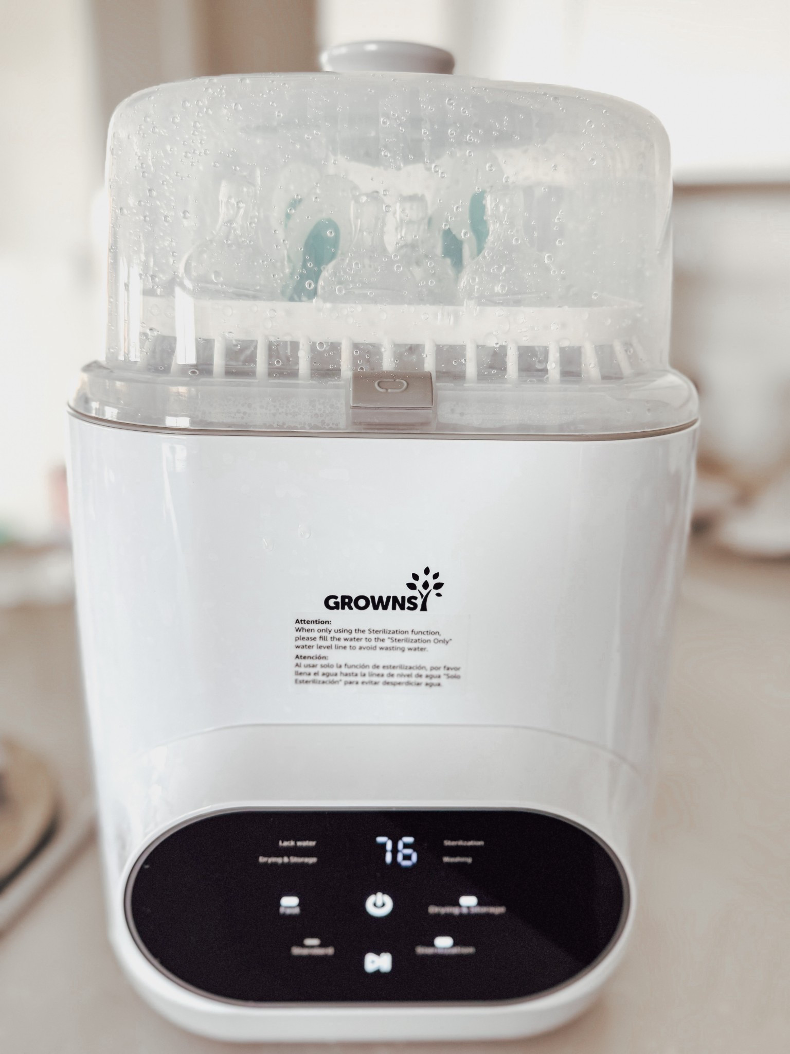 Must-have for busy moms and growing babies.  My manicure has never been happier✨. Grownsy EaseClean Bottle Washer Pro | All-in-One Bottle Washer and Sterilizer and Dryer | Baby Bottle Washer for Bottles, Pump Parts & Baby Essentials | Replaces Hand Washing

#LTKHome #LTKBaby #LTKFamily