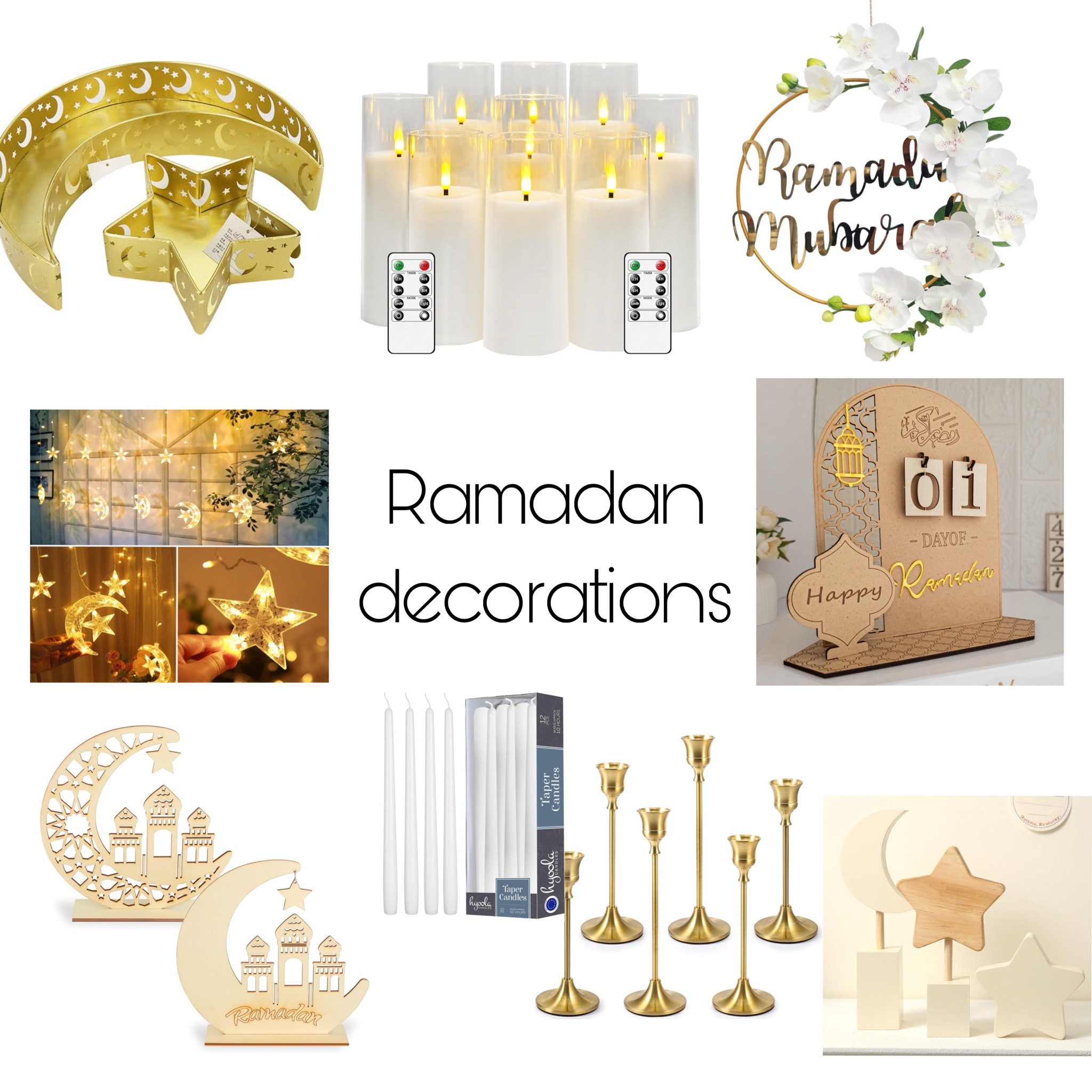 Ramadan decoration 😍
I own some of these decorations 🤍

#LTKSeasonal #LTKhome