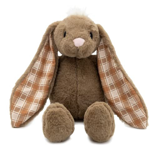 Plushible Easter Bunny Stuffed Animal, 18" (Brown) - Plush, Soft Embroidered Stuffed Bunny Toy for Kids, Newborns, Boys & Girls, Cuddly and Adorable Plush Toys | Amazon (US)