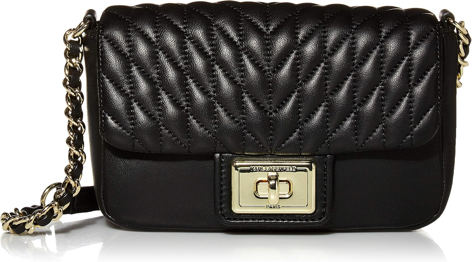 Karl Lagerfeld Paris Small Agyness Crossbody | Amazon (US)