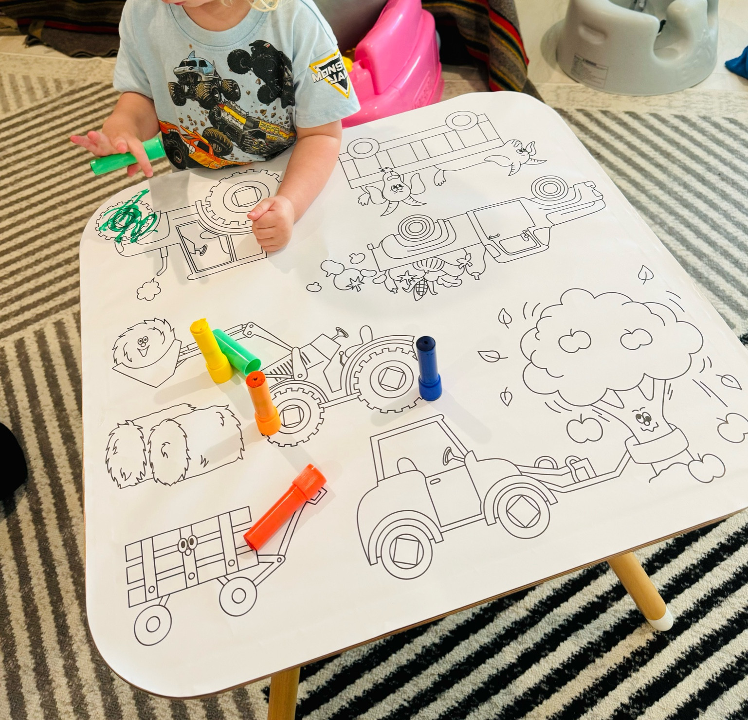 It’s not foolproof, but these Lalo coloring sheets are helping our toddler not color all over the furniture in our house 🤣🖍️🎨

#LTKkids #LTKfamily