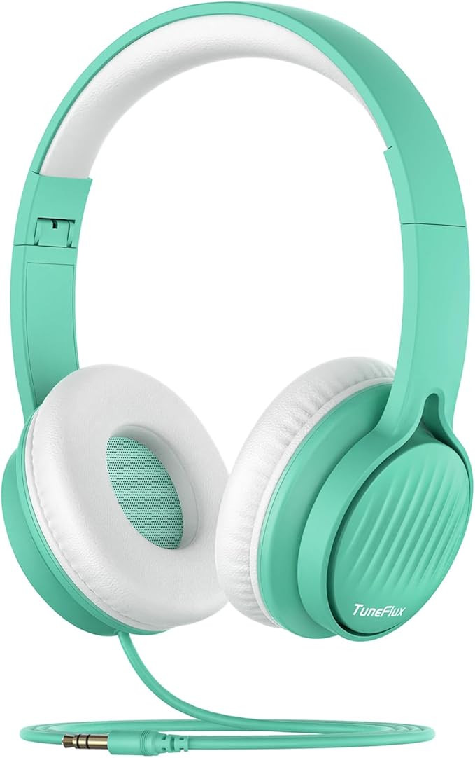 TuneFlux Upgraded Kids Headphones, Wired Toddler Headphones, 85dB Limited Volume On Ear Headphone... | Amazon (US)