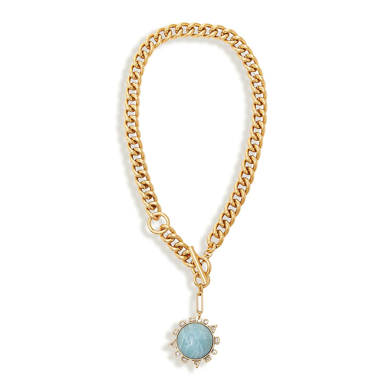 Odyssey Necklace Blue Gold | Mignonne Gavigan