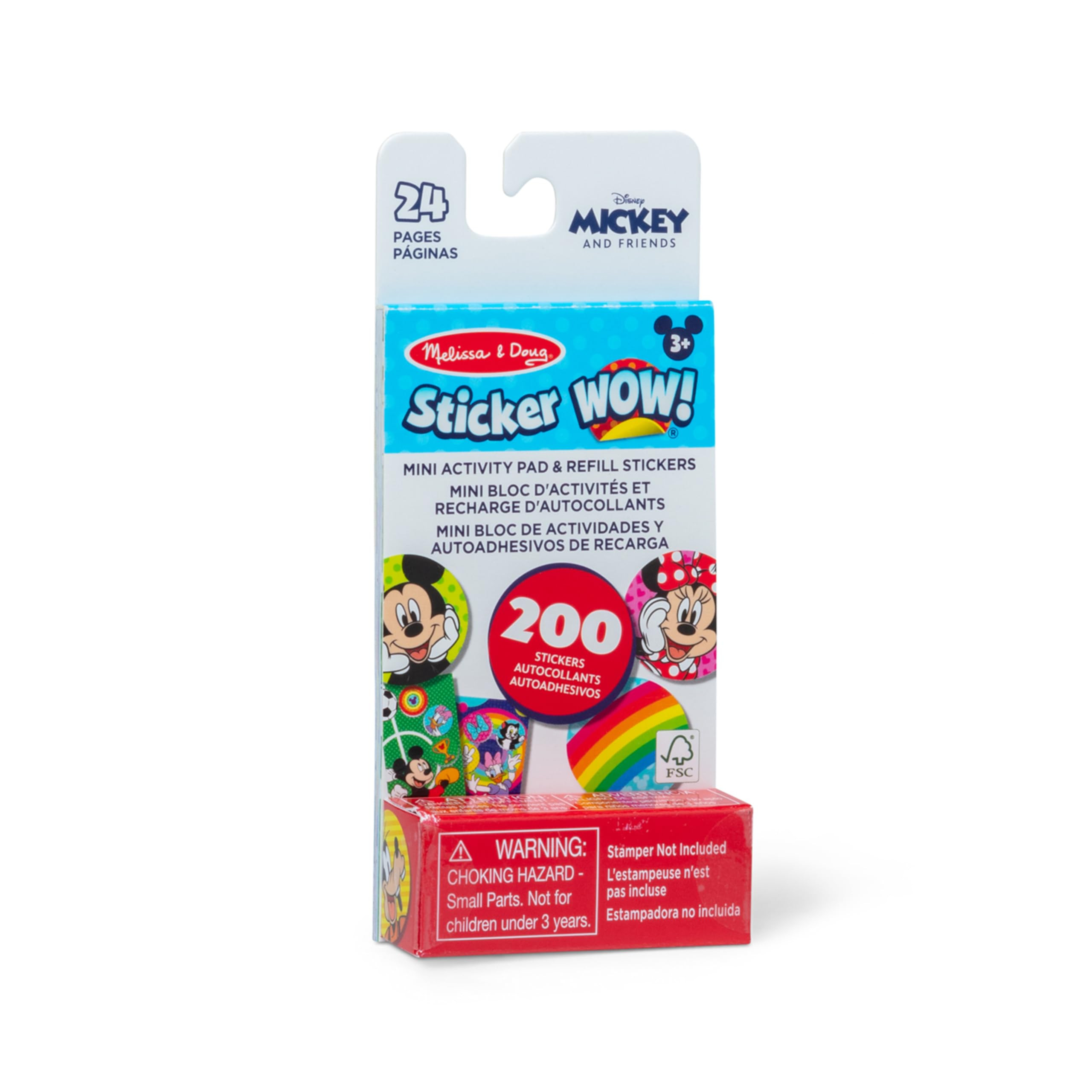 Melissa & Doug Sticker Wow!™ Mini Activity Pad and 200+ Refill Stickers for Stamper Arts and Cr... | Amazon (US)