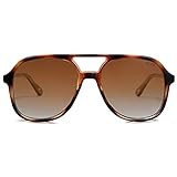 SOJOS Retro Polarized Aviator Sunglasses for Women Men Classic 70s Vintage Trendy Square Aviators... | Amazon (US)