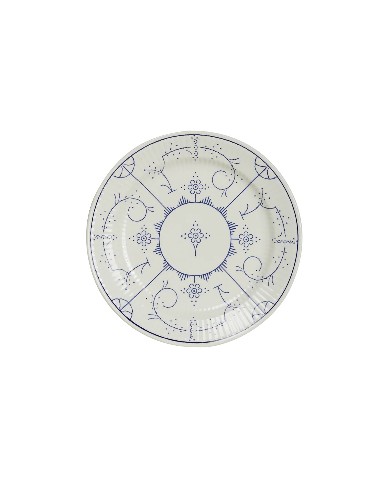 Olive Ateliers Vintage Belgian Royal Boch Plate - Blue Floral | Olive Ateliers