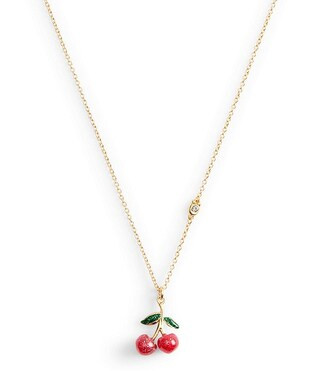 Signature Cherry Novelty Short Pendant Necklace | Dillard's