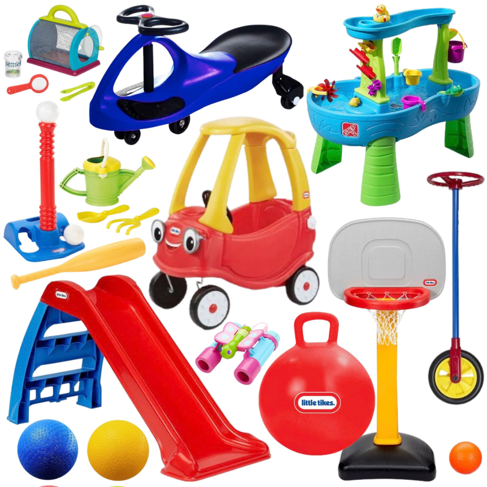 I’m affectionately nicknaming this collection the “get outside and stay outside” starter kit! Now that the weather is warming up, it’s time for the kids to spend more time in the backyard (probably the only realistic way to keep my house clean in the summer), and I am MORE than willing to invest in some outdoor toys to keep them occupied! 

#LTKkids #LTKhome #LTKfamily