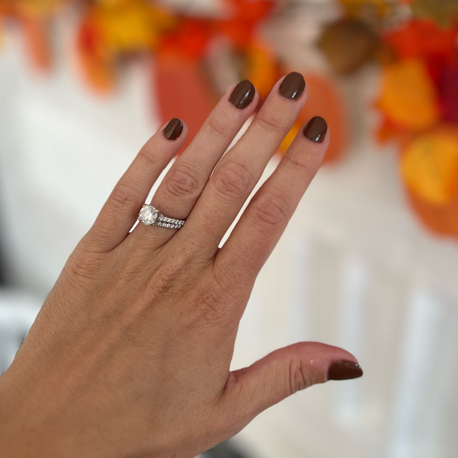Cute brown nails for fall 🍂  love this nail polish and have it in multiple shades! Dries fast & it’s long wearing! 

#LTKBeauty #LTKSeasonal #LTKFindsUnder50