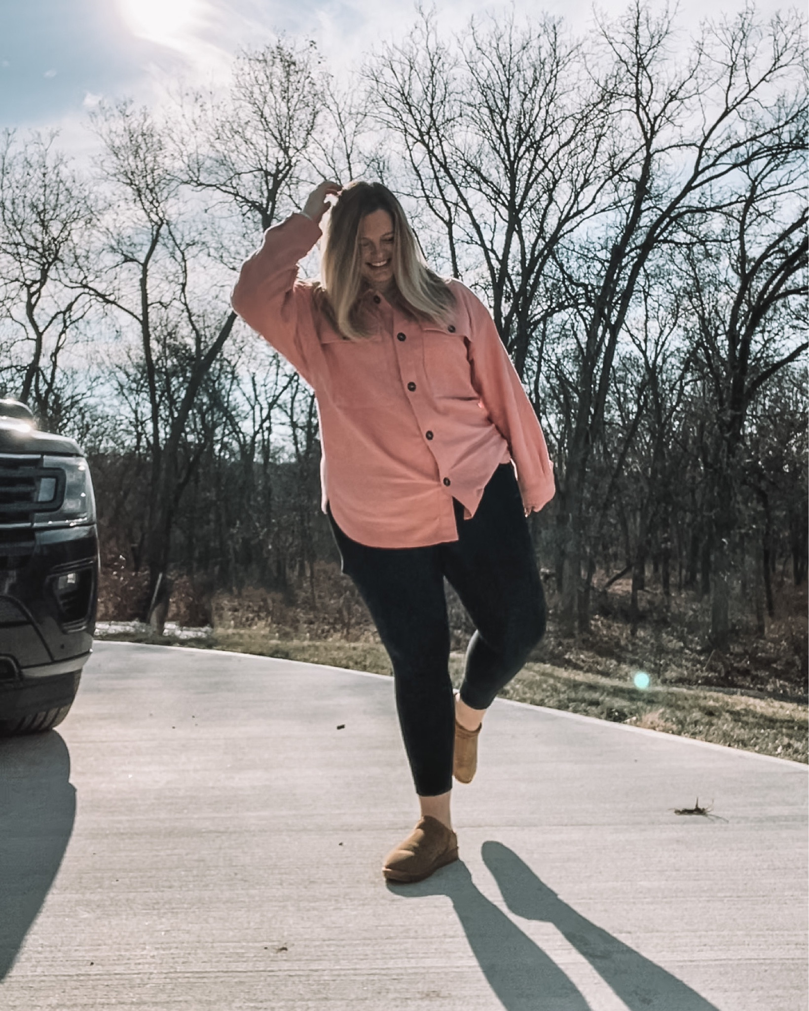 Wearing a large and still oversized! 

Shacket, winter outfit, leggings, uggs

#LTKFind #LTKcurves #LTKunder100