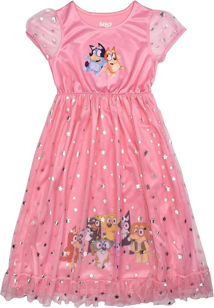 Bluey Girls' Fantasy Gown Nightgown | Amazon (US)