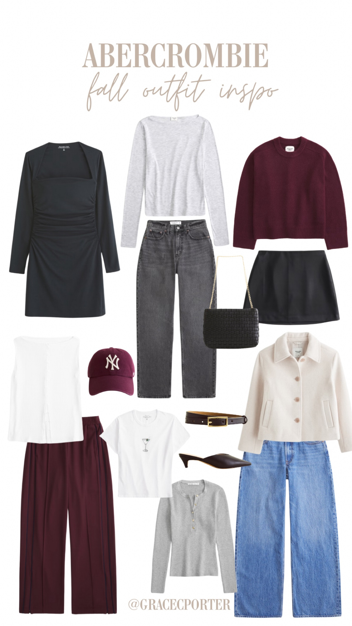 Use code: AFLTK !!!! Abercrombie fall sale on LTK is here. RED is the color of the season💌 love little pops to pair with everyday outfits. These are essentials you can mix + match. Shop in-app to get 20% off sitewide. Abercrombie runs very true to size. I typically wear an XS and a 24/25 in pants:)

#LTKSeasonal #LTKFallSale #LTKStyleTip