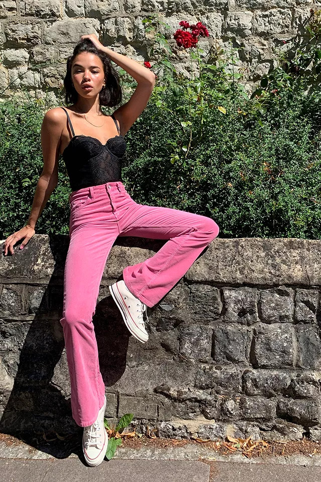 UO Ava Lace & Satin Corset Top | Urban Outfitters (EU)