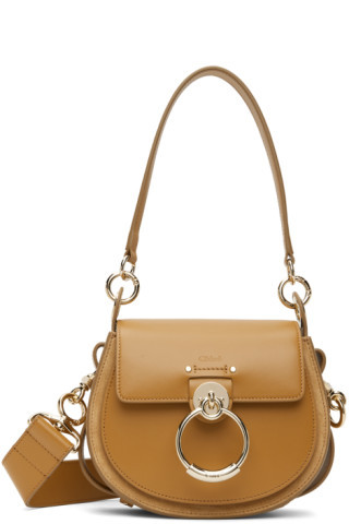 Chloé - Tan Small Tess Bag | SSENSE
