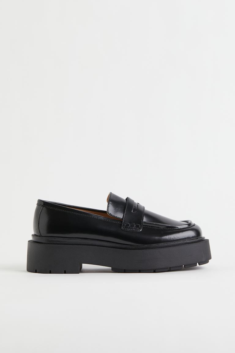 Chunky leather loafers | H&M (DE, AT, CH, DK, NL, NO, FI)