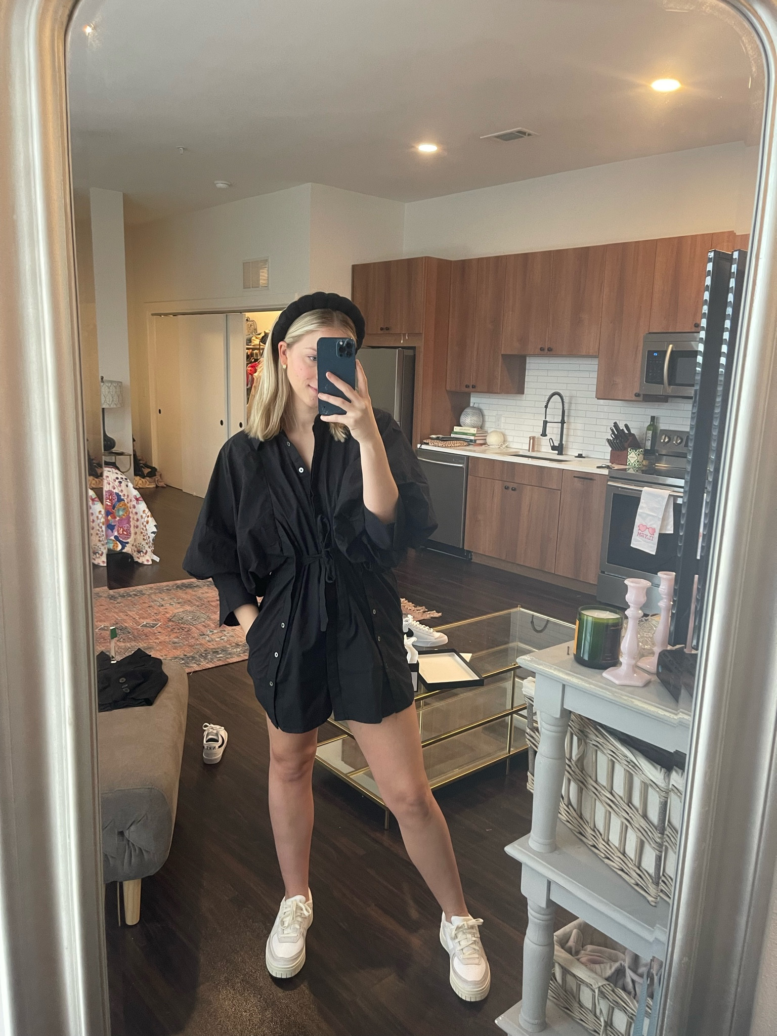 free people christi shirt dress Christi Shirtdress Black Size XS - $55 (67% Off Retail)
