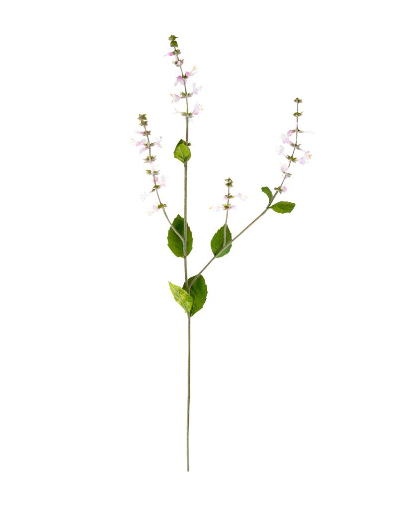 Faux Blooming Basil Stem | McGee & Co.