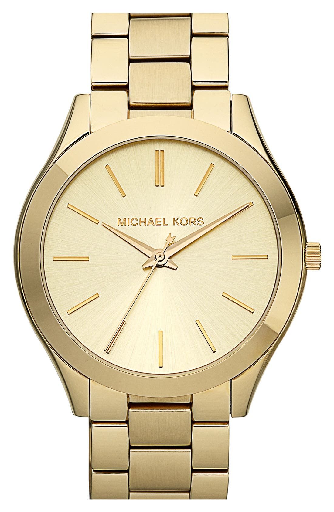 Michael Kors 'Slim Runway' Bracelet Watch, 42mm | Nordstrom