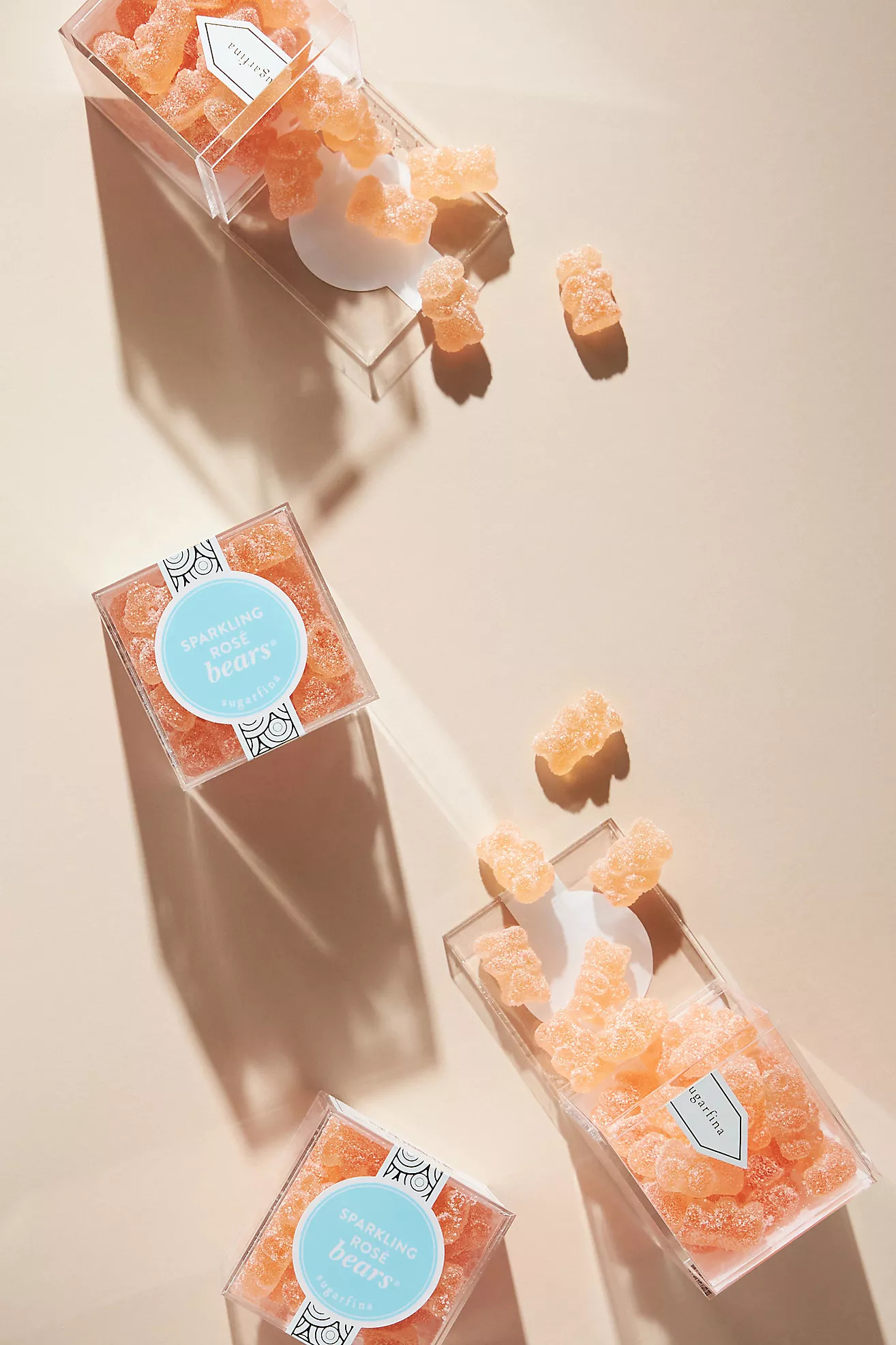 Sugarfina Sparkling Rosé Bears Candy Cubes, Set of 4 | Anthropologie (US)