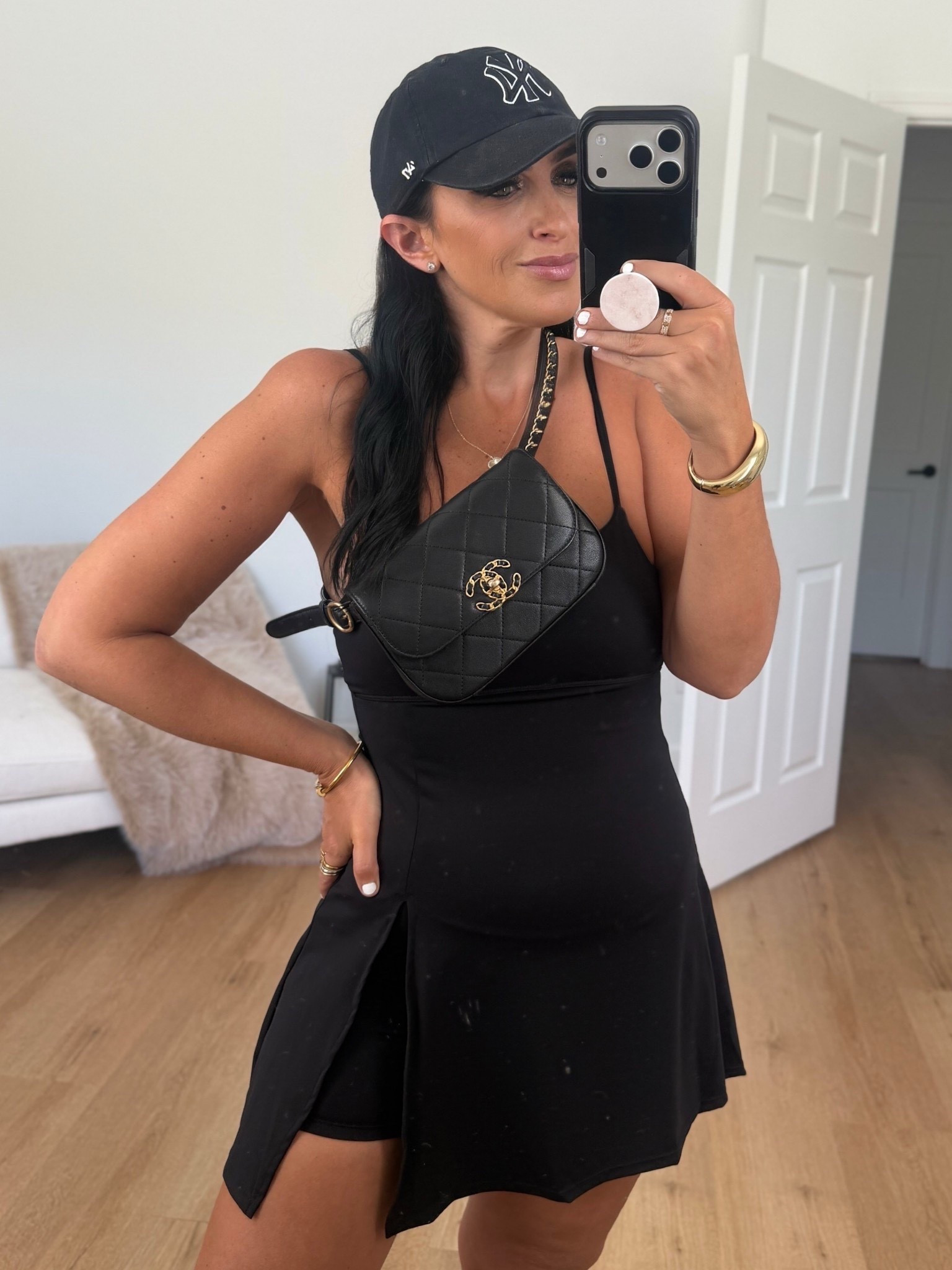 Square Neck Tennis Dress wearing size medium 