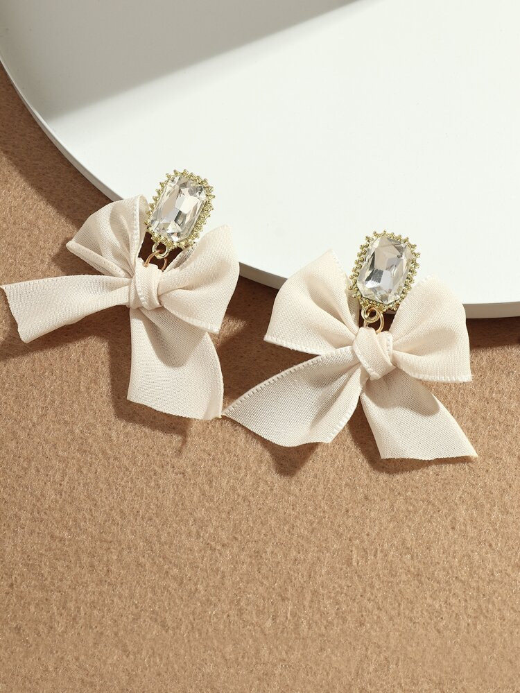 Bow Knot Decor Drop Earrings | SHEIN