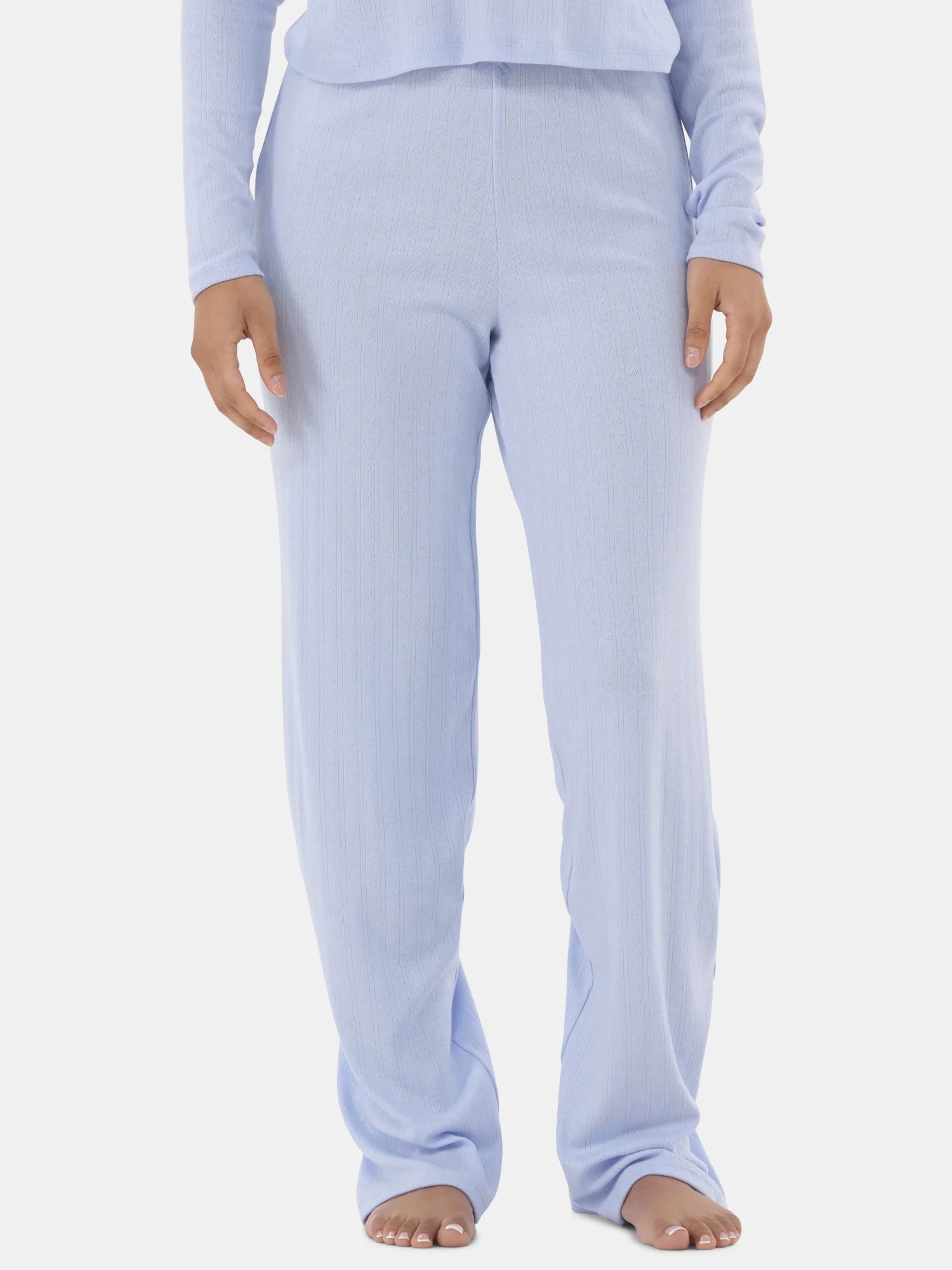No Boundaries Pointelle Sleep Pants, 31'' Inseam, Women’s | Walmart (US)