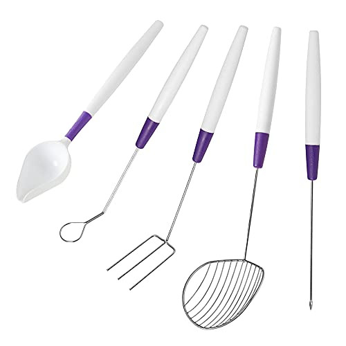 Wilton Candy Melts Candy Decorating Dipping Tool Set, 5-Piece | Amazon (US)