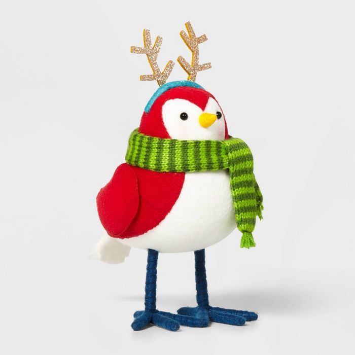 Bird with Reindeer Ears Decorative Figurine - Wondershop&#8482; | Target