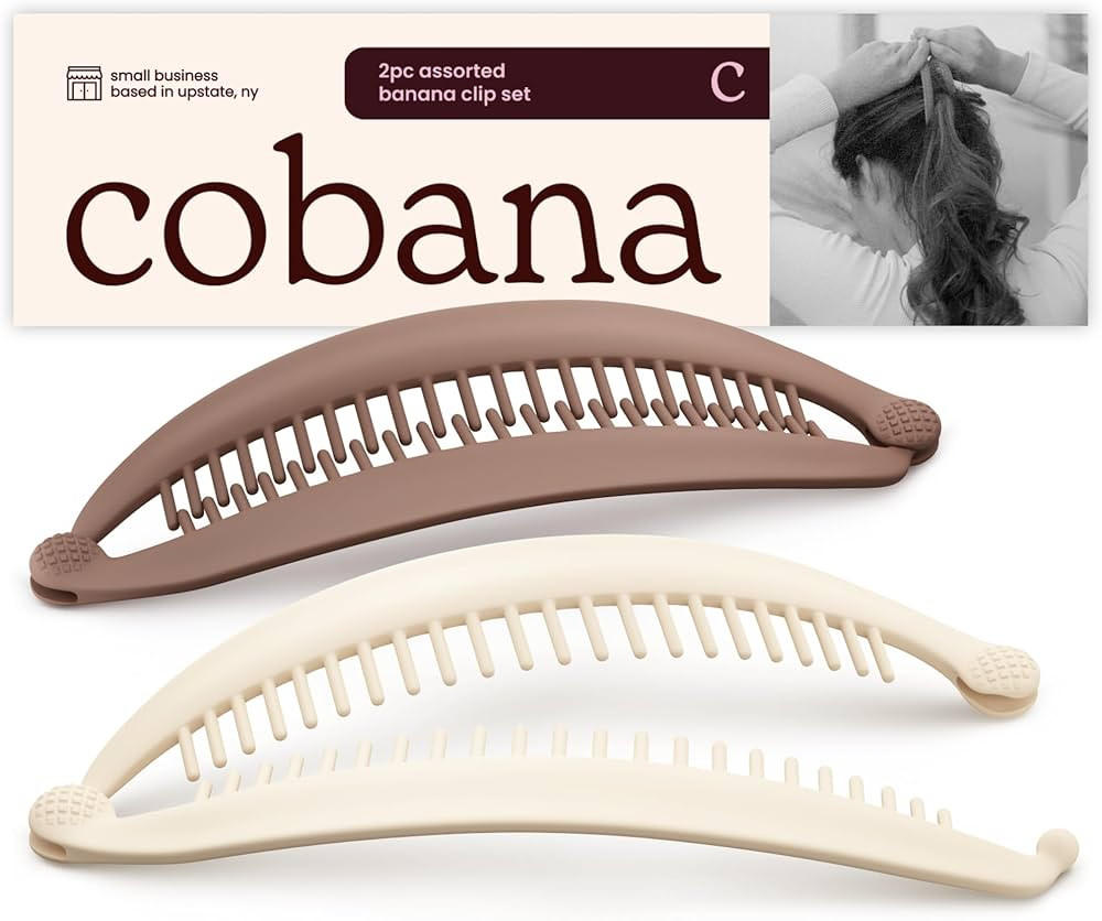 Cobana Banana Clip Hair Clips - Volumizing Hair Claw Clips & Hair Styling Accessories for Thick &... | Amazon (US)