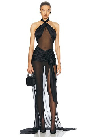 Bow Wrap Dress | FWRD 