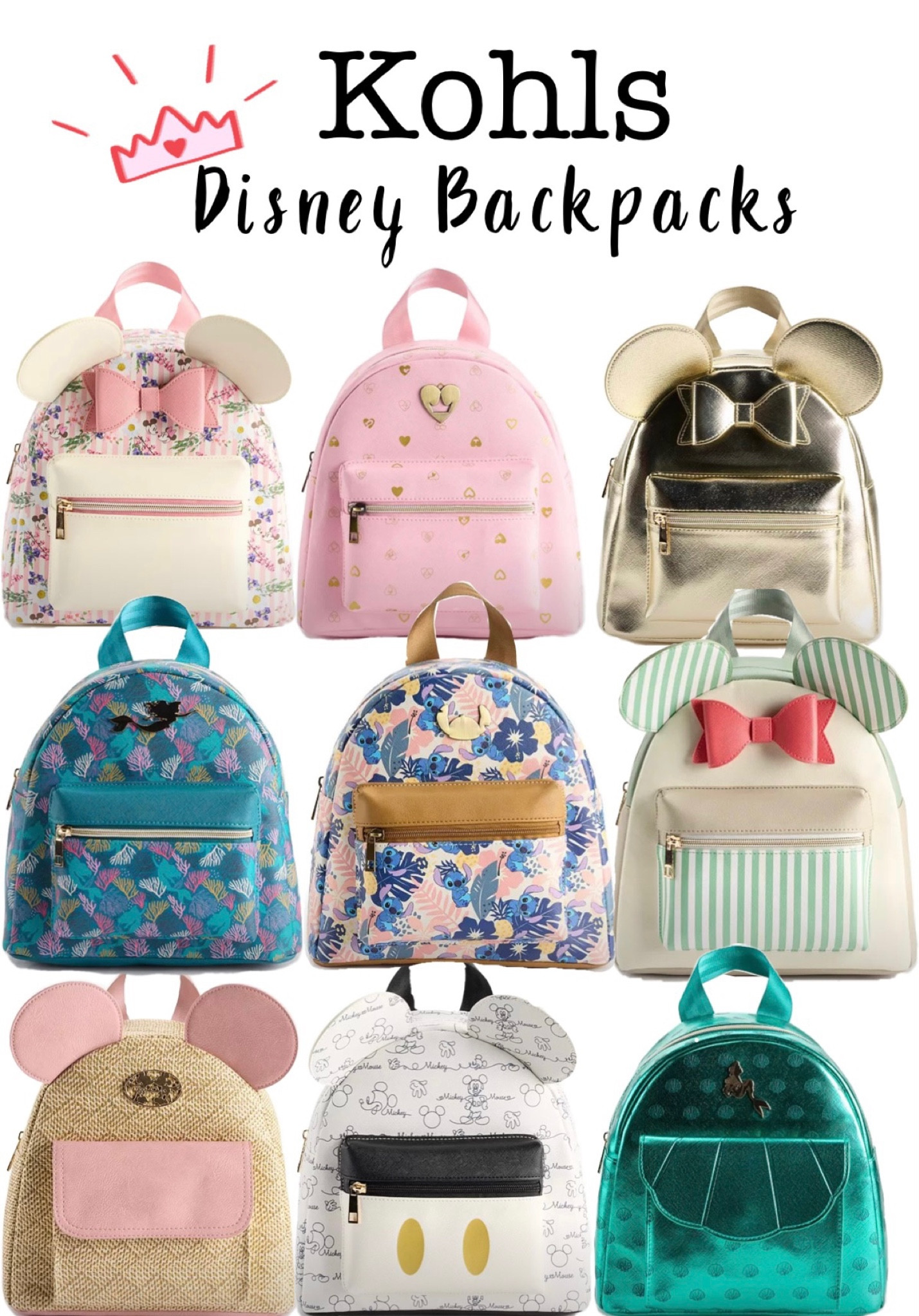 Kohls disney backpack new arrivals