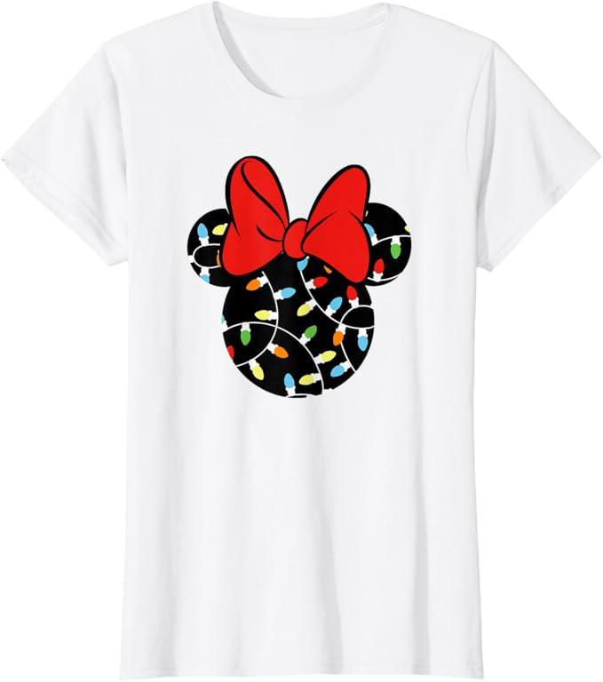 Disney - Minnie Lights Up Holiday T-Shirt | Amazon (US)