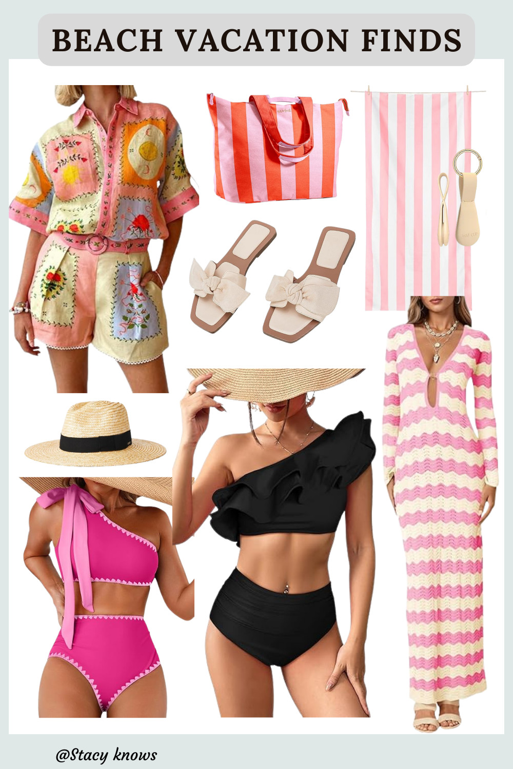 Sun, sand, and the perfect vacation wardrobe! From breezy linen sets and chic crochet cover-ups to my favorite waterproof beach bag, these beach vacation finds are coming with me on every getaway this year. Everything you need for your next trip is linked on my LTK! 
#LTKtravel #BeachVacation #ResortWear #VacationOutfits #SummerStyle #BeachEssentials #SwimsuitSeason #HolidayStyle #PackWithMe #LTKunder100 #TravelInspo 

 #LTKootd #LTKOver40 #LTKTravel