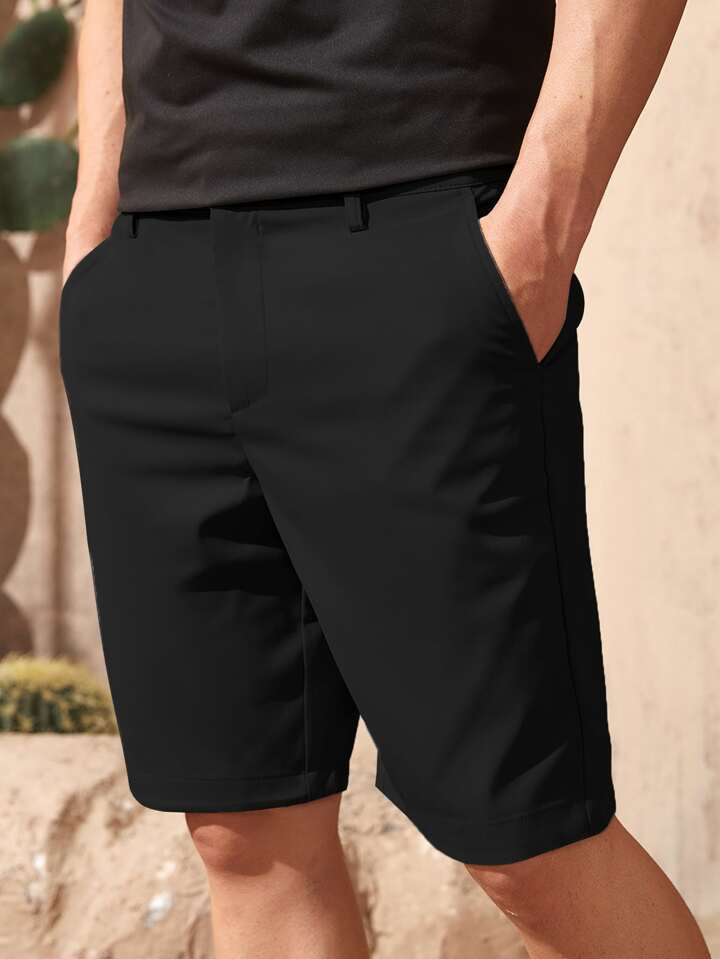 Manfinity Nomadique Men Slant Pocket Bermuda Shorts | SHEIN