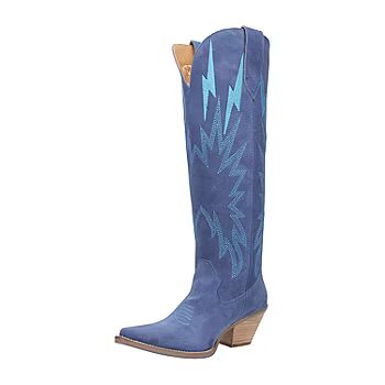 Dingo Womens Thunder Road Stacked Heel Cowboy Boots | JCPenney