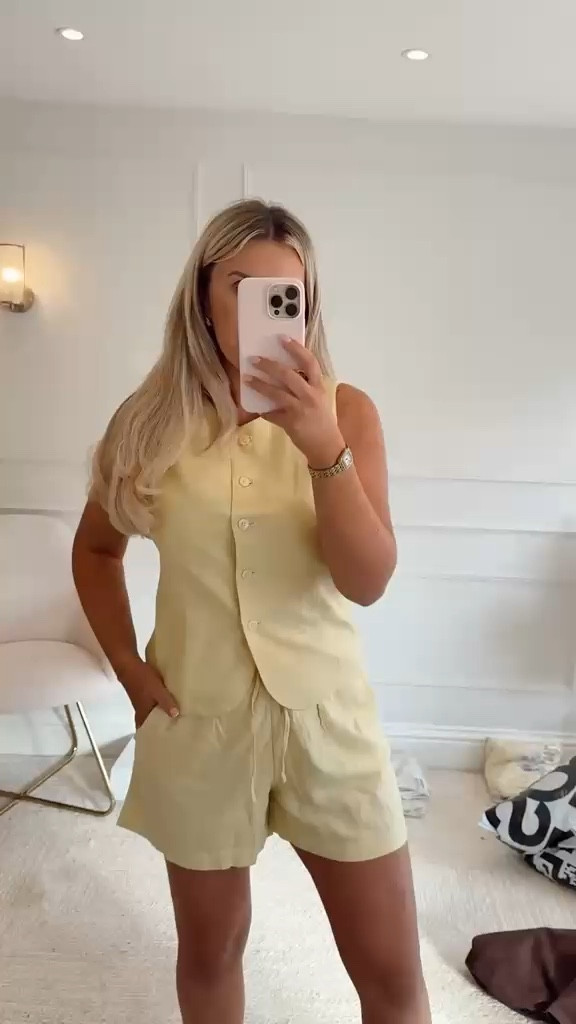 Butter yellow for spring & summer is a must!! 💛

Linen, co-ord, matching set, waistcoat, shorts, holiday outfit, spring outfit 

#LTKuk #LTKspring #LTKsummer