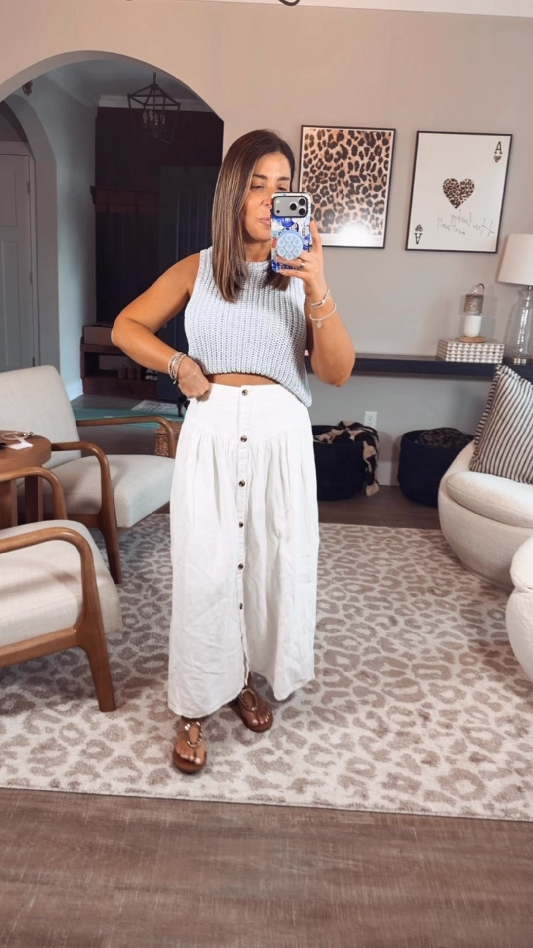 Love this LC Lauren Conrad skirt from @kohls it’s a thick linen blend that’s actually lined so it’s not sheer. I did the size small 
#AD #kohlspartner #kohlsfinds

#LTKmomlife #LTKPetite #LTKSaleAlert