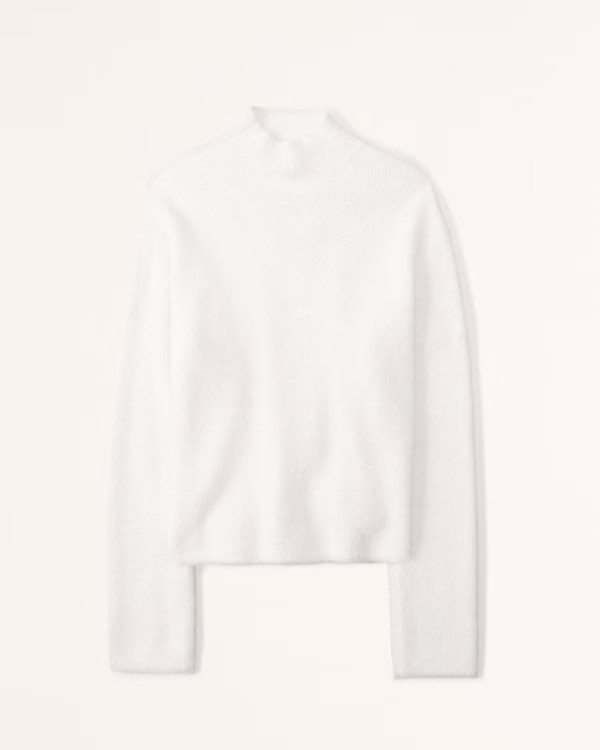 Women's Eyelash Mockneck Sweater | Women's Best Dressed Guest - Party Collection | Abercrombie.co... | Abercrombie & Fitch (US)