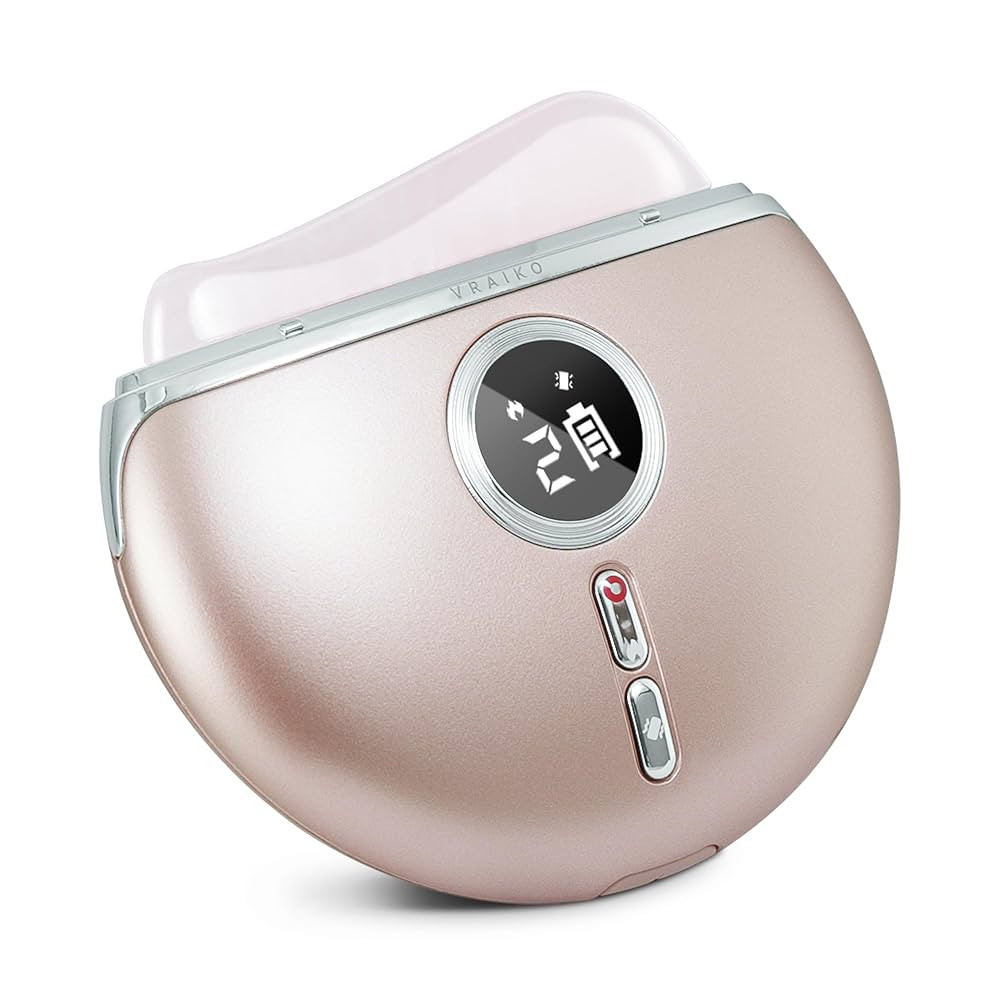 VRAIKO Alpenglow Gua Sha Gesichtswerkzeuge, Gesichtsformungswerkzeug, elektrisches Gesichtsmassag... | Amazon (DE)