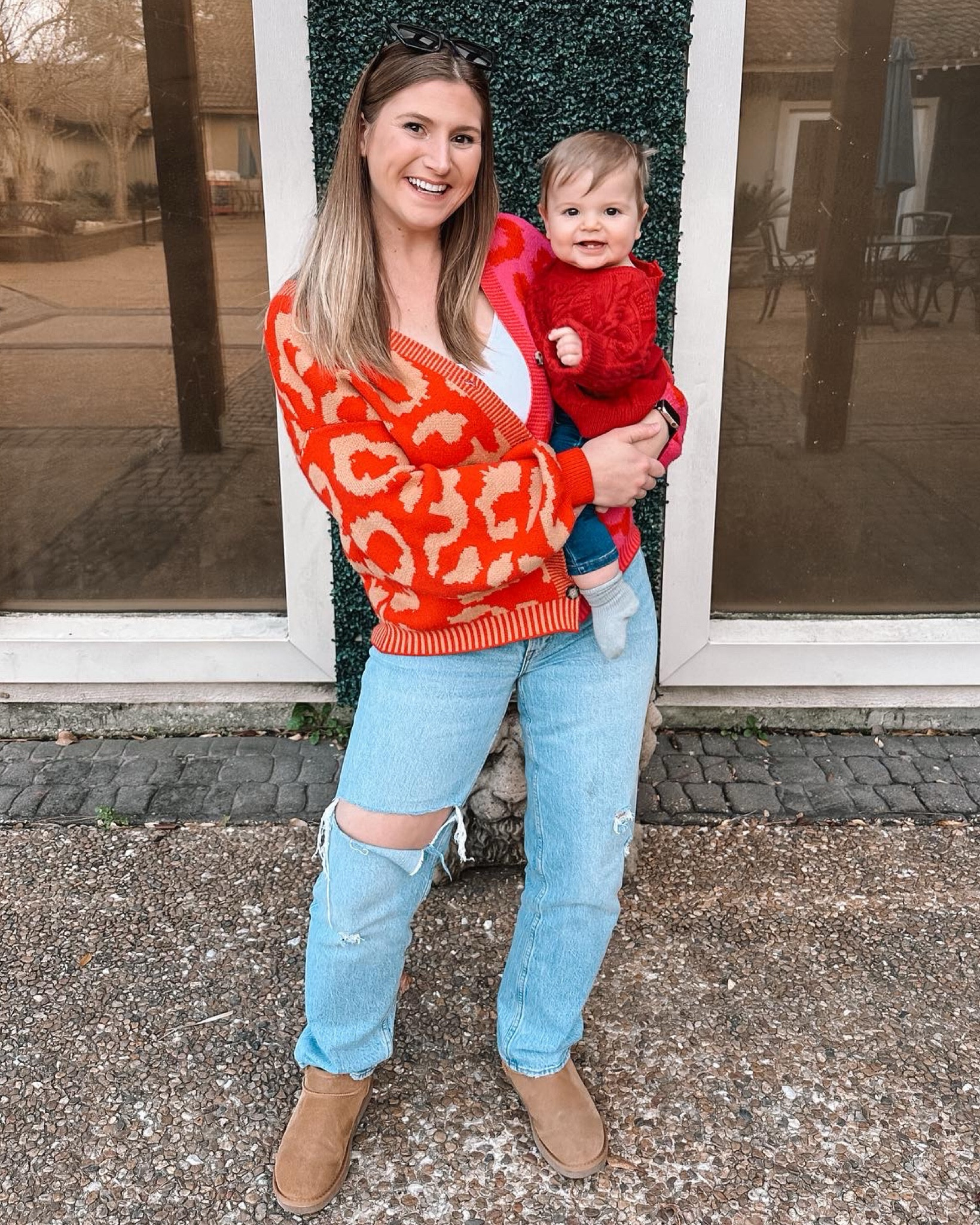 Valentine’s Day style • mom and me • mama and son • baby style • mom style • easy styling 

My cardi is old but I found a similar one on Amazon for much cheaper than I paid for mine! Son’s sweater is on sale he is in a 6-12 month size and is currently 20 lbs 

#LTKbaby #LTKfamily #LTKstyletip