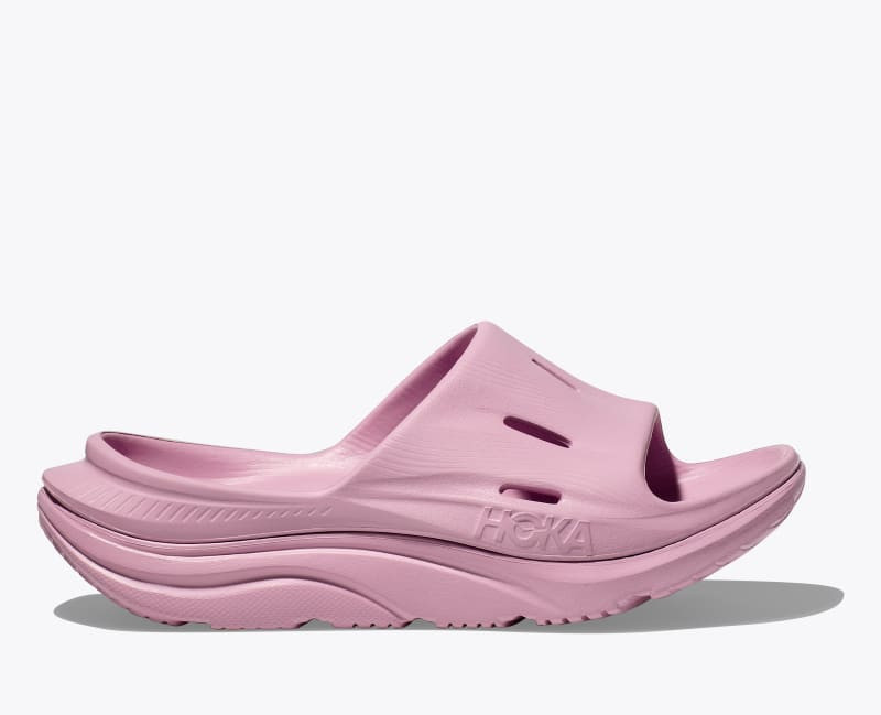 HOKA Women's ORA Recovery Slide 3 Shoes in Pink Twilight/Pink Twilight, Size M 7/W 9 | Hoka One US