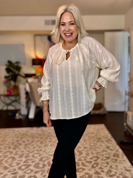 Closet refresh time and I’m loving these black pants from last year. I’m adding some new sweaters and tops. 
Everything is 40% off. 

#LTKover40 #LTKmidsize #LTKSeasonal