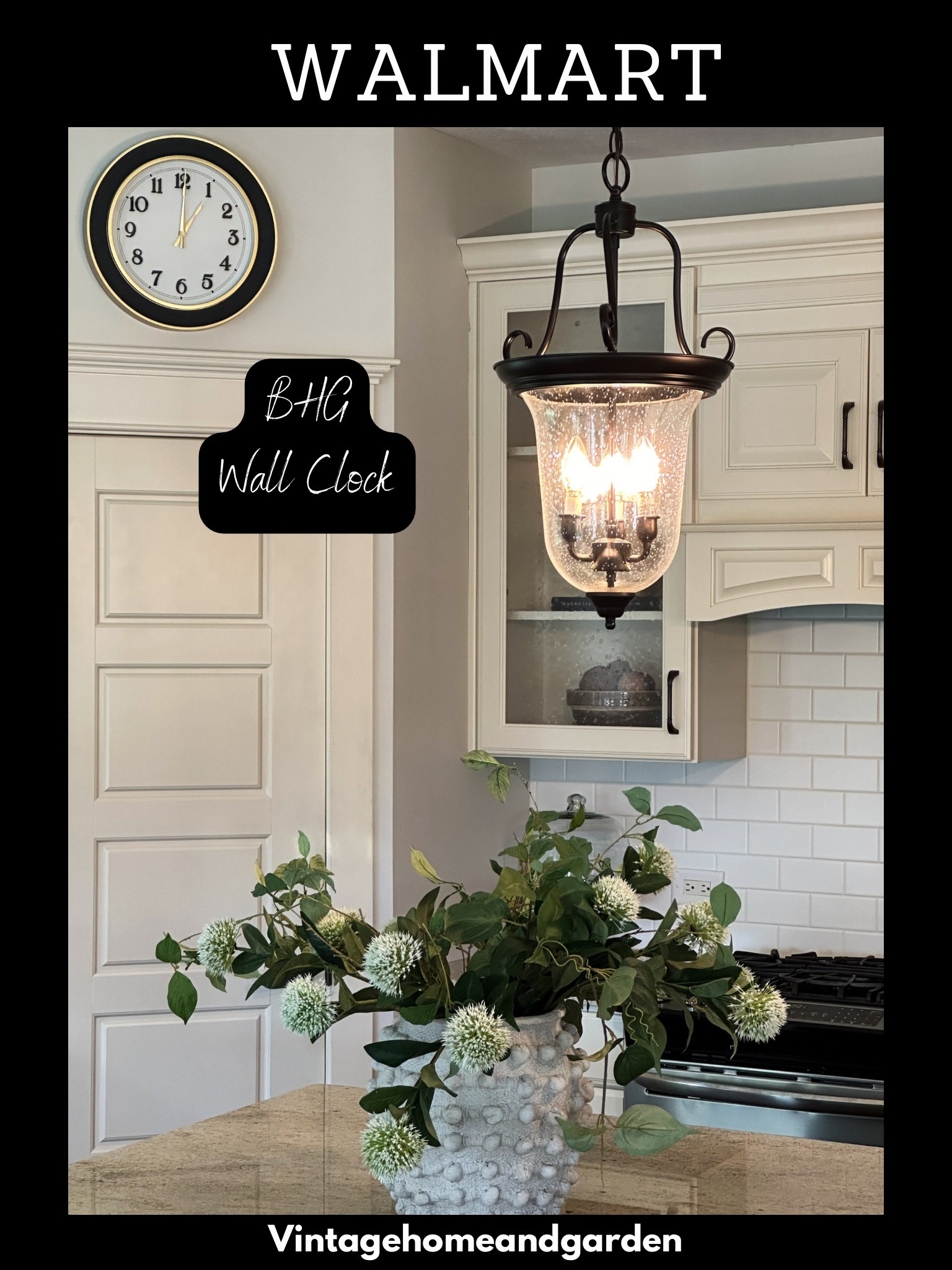 Better Homes and Garden Wall Clock .
#walmartfind