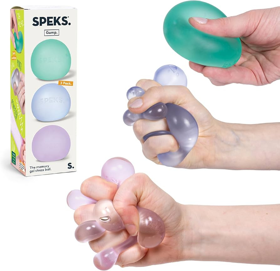 Speks Gump Stress Balls | Ultra Soft Squishy Fidget Toy for Adults & Teens | Stress Relief & Desk... | Amazon (US)