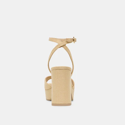 Felica Natural Raffia Heels | Dolce Vita | DolceVita.com
