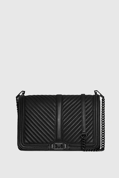 Chevron Quilted Jumbo Love Crossbody | Rebecca Minkoff