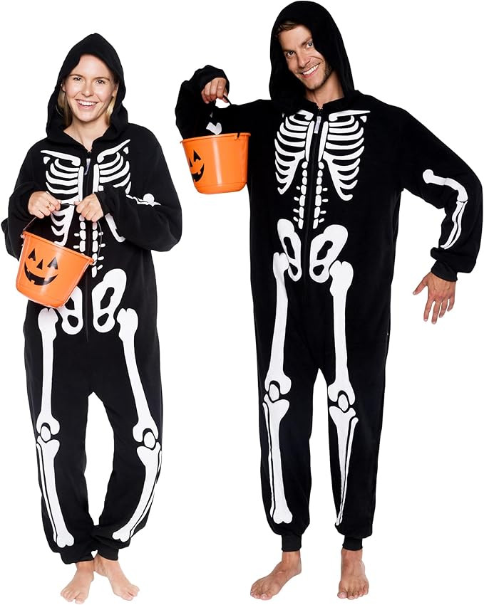 Slim Fit Adult Onesie - Animal Halloween Costume - Plush Fruit One Piece Cosplay Suit for Women a... | Amazon (US)