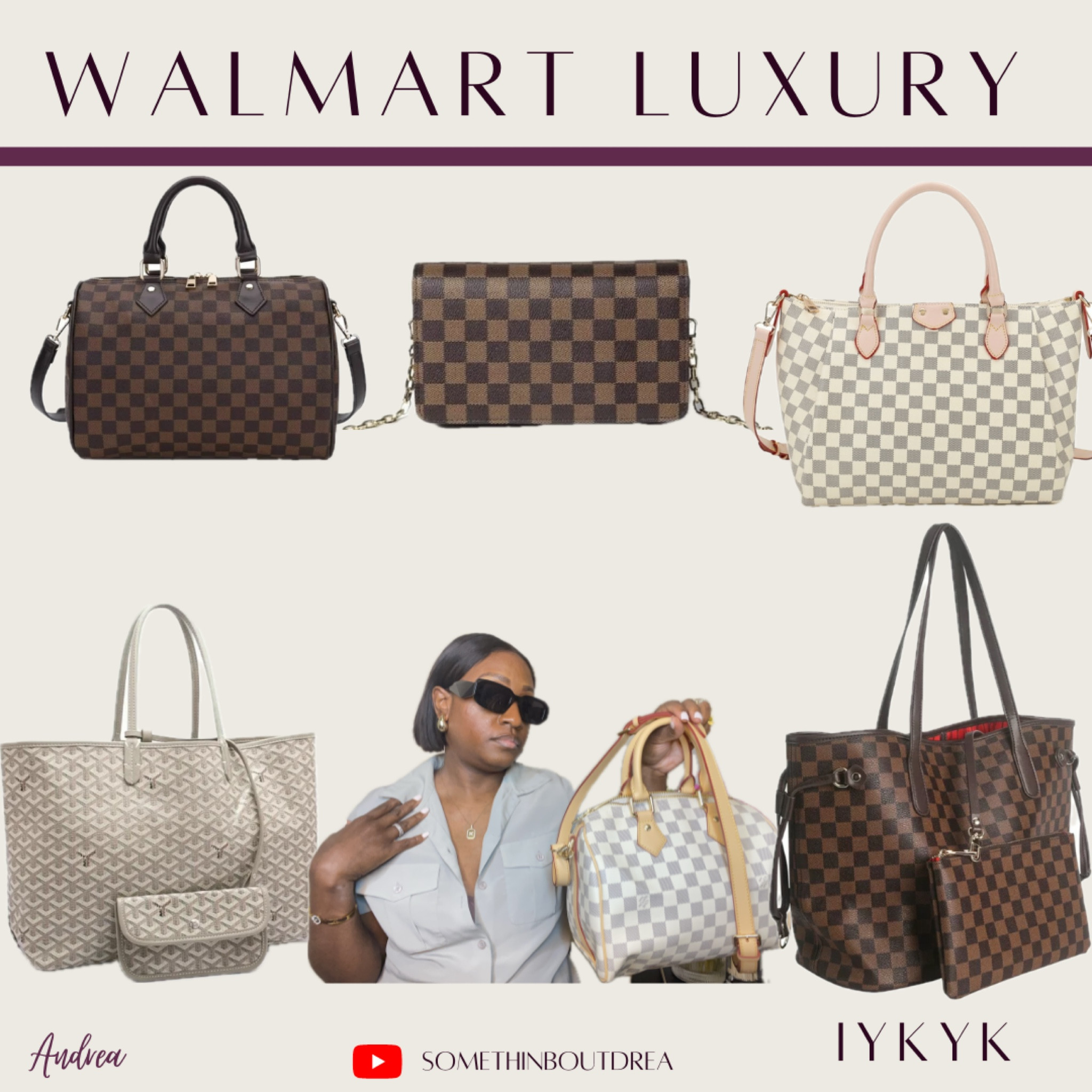 Walmart inspired luxury! #walmartfinds 

#LTKFindsUnder100 #LTKItBag #LTKStyleTip